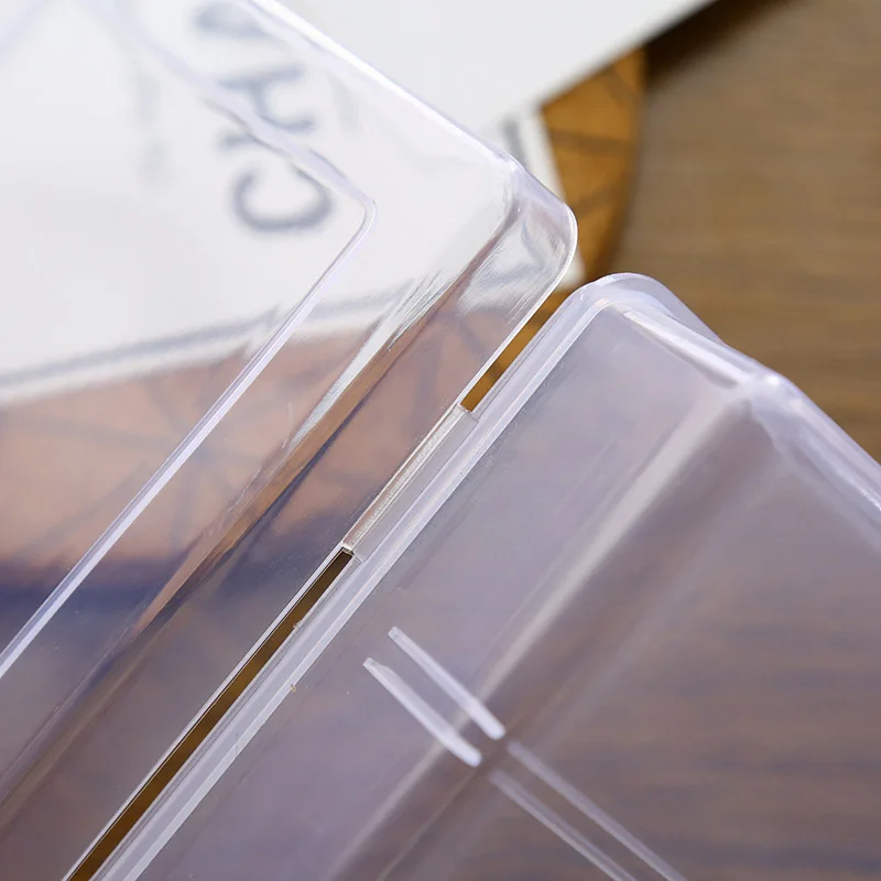 

Transparent Plastic Jewelry Storage Box Beads Pills Nail Art Tips Cosmetics Earring Organizer Case Display Box 165*120*58mm