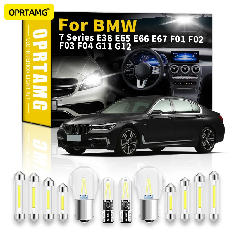

OPRTAMG W5W T10 C5W Interior Light Signal Lamp For BMW 7Series E38 E65 E66 E67 F01 F02 F03 F04 G11 G12 720i 730i 740i 750i 760i