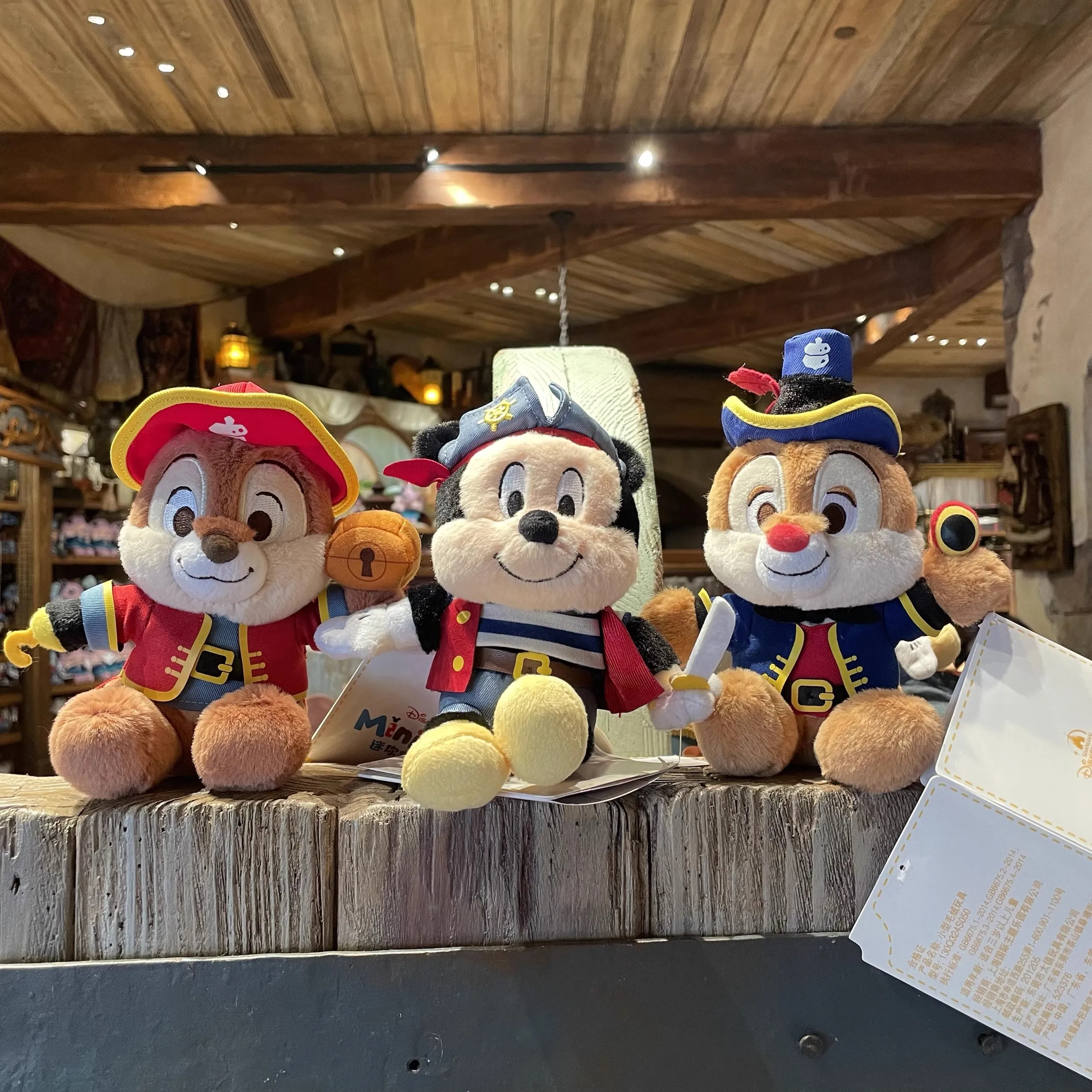 Shanghai Disneyland плечевые сидящие плюшевые игрушки Микки Маус чип н Дейл куклы мини