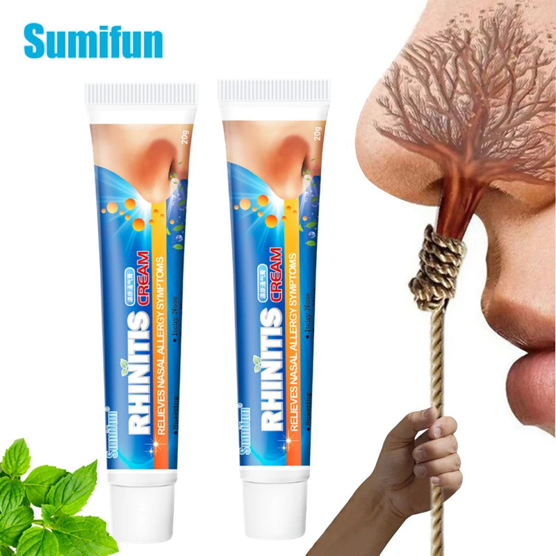 

Sumifun Rhinitis Nose Cool Herbal Ointment 20g Chronic Sinusitis Cream Nasal Ointment Nose Refresh Nasal Congestion Antipruritic