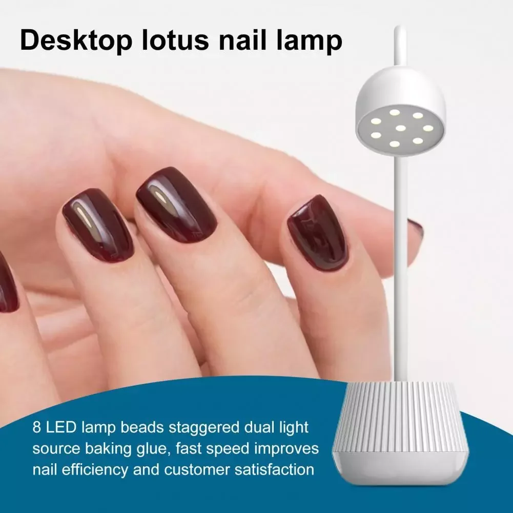 

NEW2023 Nail Art Light Convenient Three-dimensional Plastic Nail UV LED Lamp for Girl