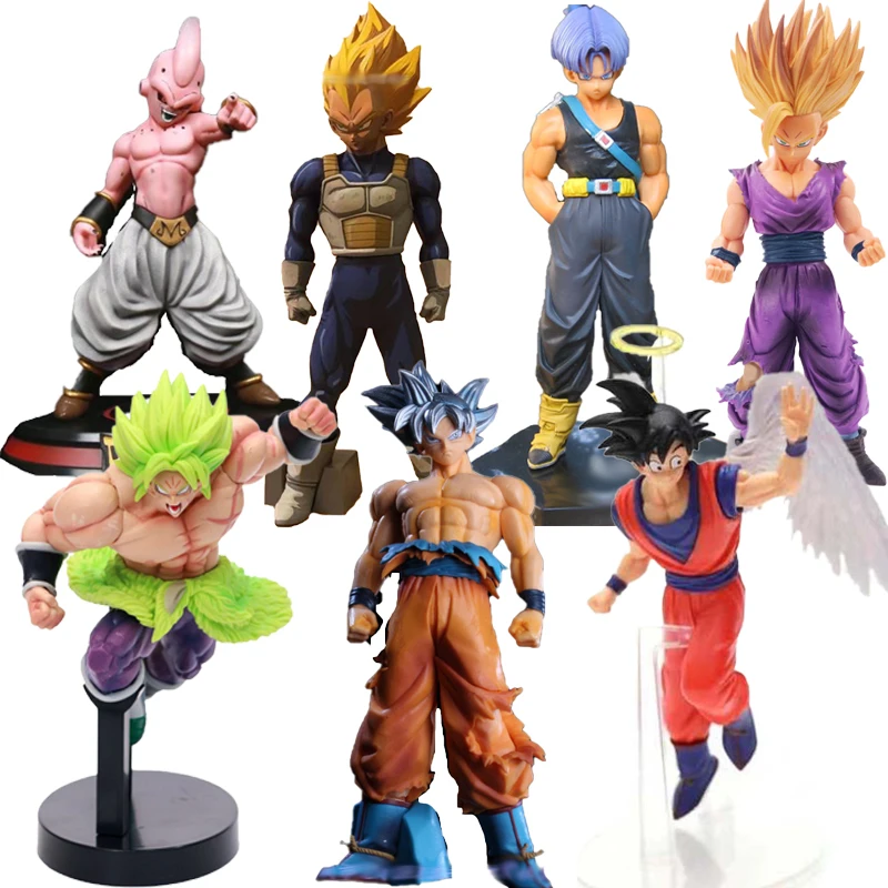 

Dragon Ball Burdock Son Goku Gogeta Torankusu Vegeta Iv Son Gohan Anime Peripheral Figures Model Ornaments Toy Kids Gifts