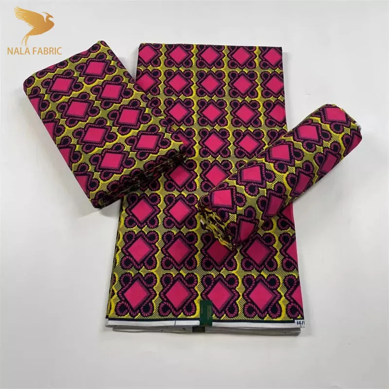 

100% Cotton Patchwork Nigerian Mama Real Wax Ankara Africa Prints Fabric Tissu Sewing Craft Accessory DIY Pagne