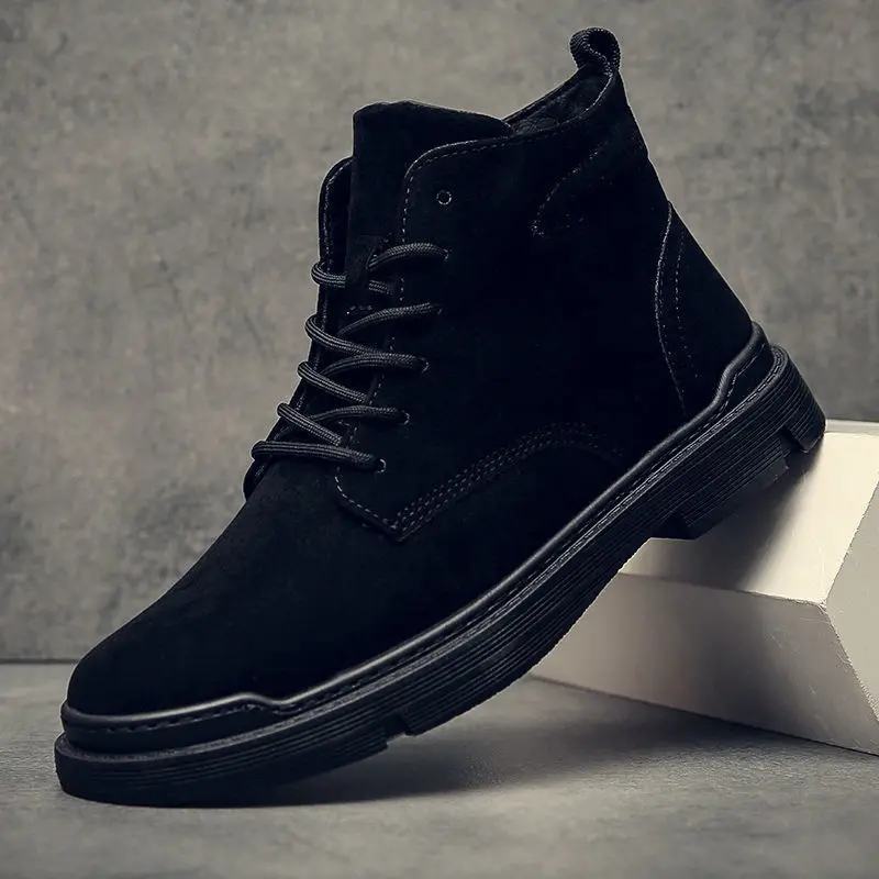 

SOLI2 Hard-Wearing Waterproof Winter shoes Lightweight Winter Shoes Men Snow Boots Unisex Ankle Winter Men Boots S13320-S13327