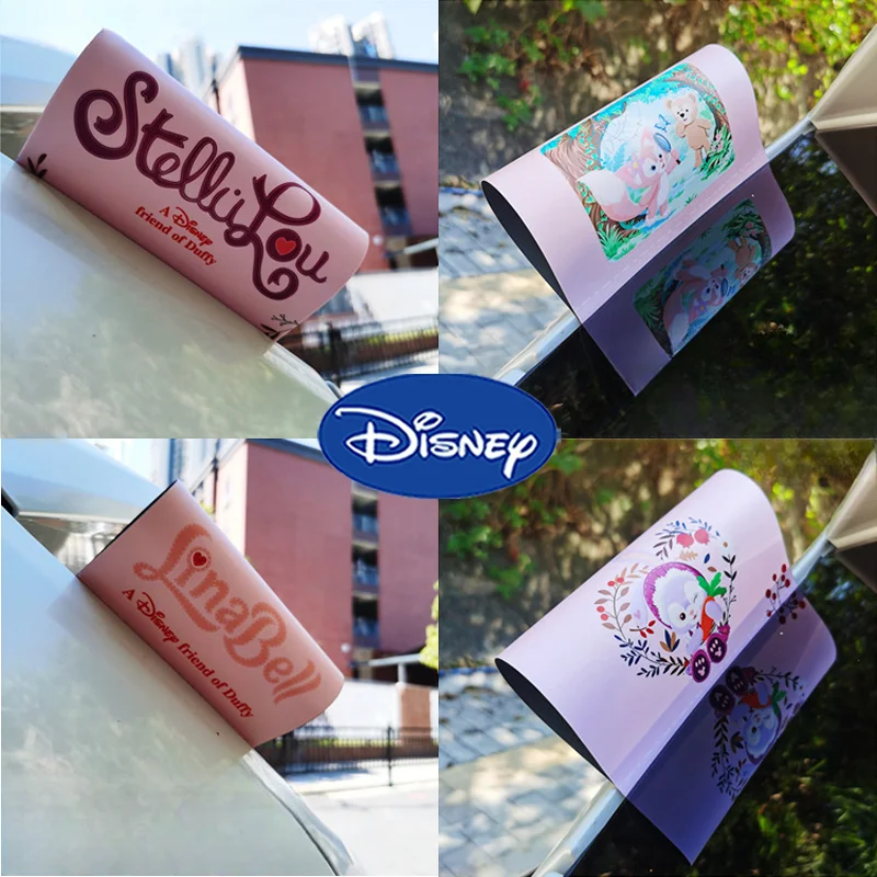 Машинка из мультфильма Disney LinaBell StellaLou милые водонепроницаемые стирки ПВХ стикеры