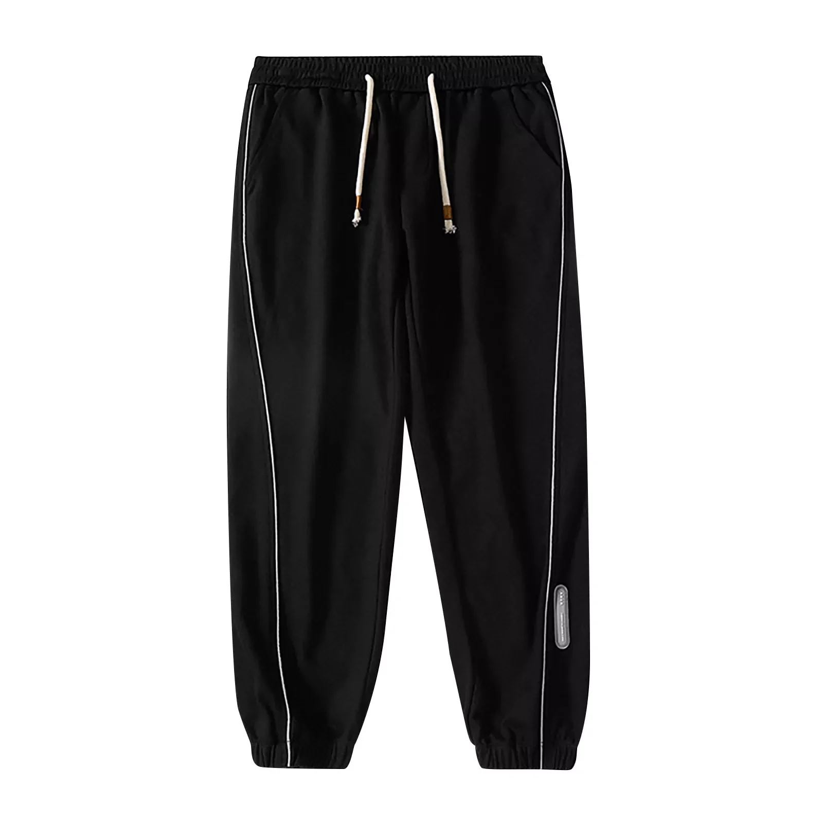 

NEW IN Linen Wide Men Pants Korean Trousers Linens Streetwear 2022 Male Spring Summer Pants Men Clothing Sweatpants