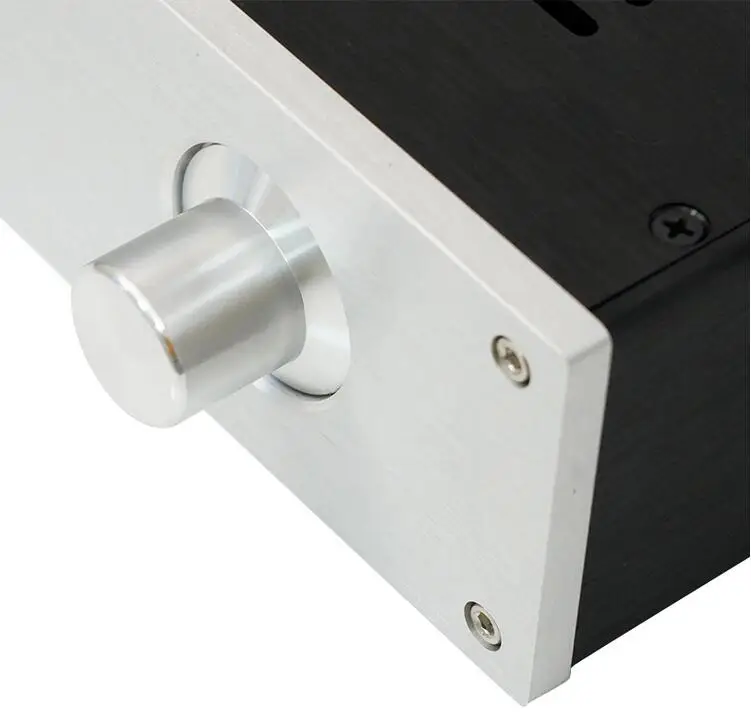 Корпус усилителя для наушников с измерителем vu meter полностью алюминиевый корпус