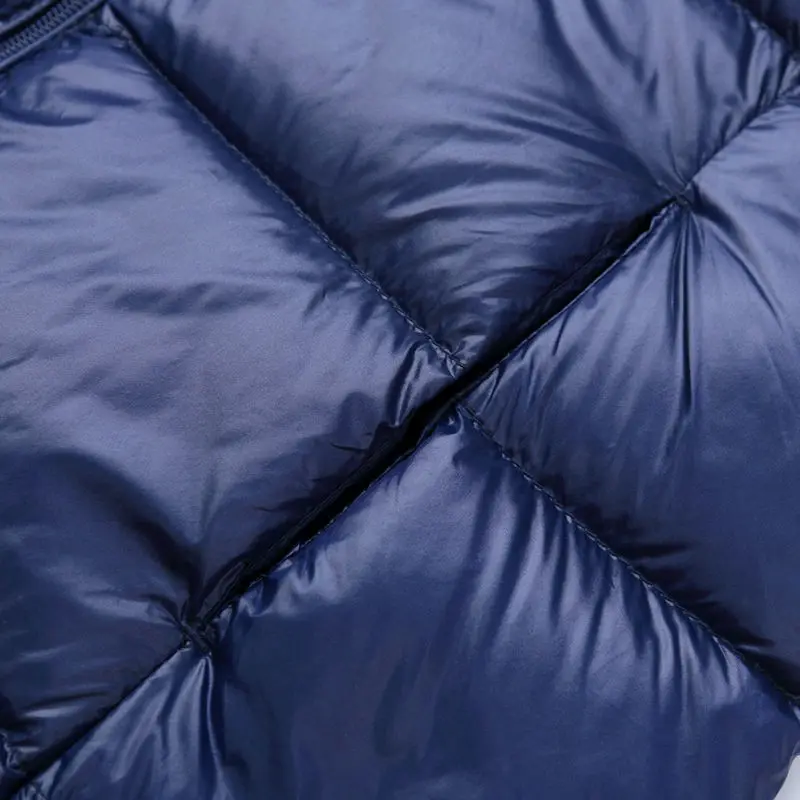 Winter Coats New 90% White Duck Down Jacket Women Thick Warm Hooded Long Korean Fashion Slim Parkas Female Clothing Blue Tops