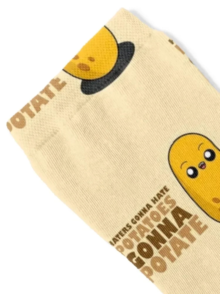 Милый мультяшный картофель | Хатчерс дна ненависть укон пота Kawai Socks прозрачные