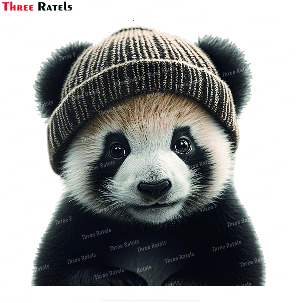 

Три Ratels K765 привлекательная детская панда настенный художественный плакат с шапочкой идеальное украшение детской комнаты для любителей пан...