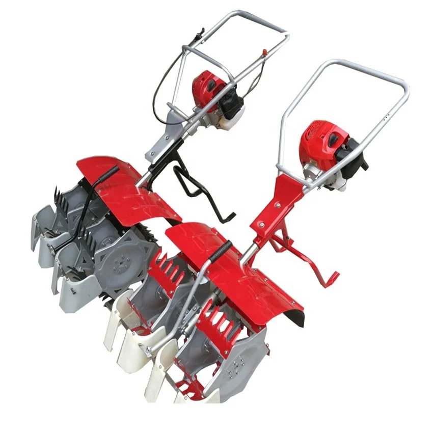 

High performance 2 Rows rice paddy weeder/weeding machine/eradicator/grubber