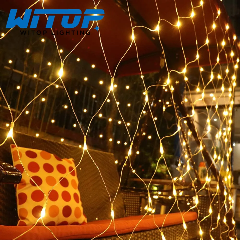 

Net Lights LED 1.5X1.5M 3x2M Mesh Fairy String Light Garland Window Curtain Christmas Fairy Light Wedding Party Holiday Light