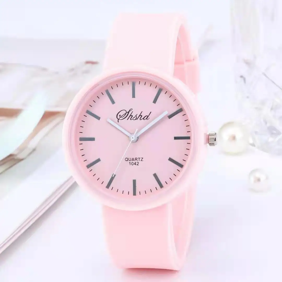 2022 new simple silicone brand wokai casual quartz watch women crystal silicone watches relogio feminino wrist watch hot sale free global shipping