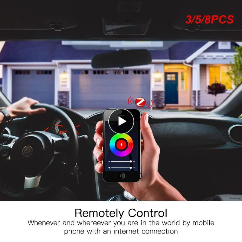 

3/5/8PCS Tuya Zigbee Tuya/smartlife App Rgbcw Led Light Bulb 5w Gu10 Light Bulb Dimmable Smart Led Light Bulb