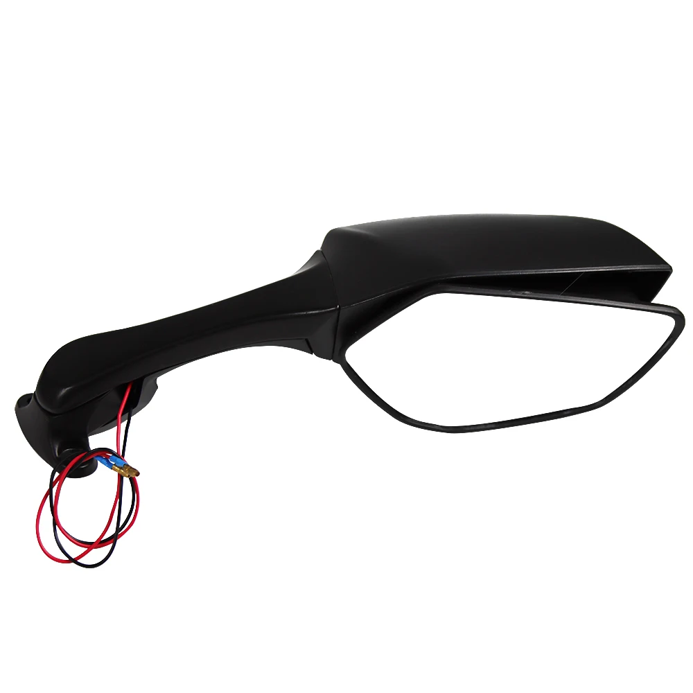 Боковые зеркала заднего вида для мотоцикла со светодиодной подсветкой и