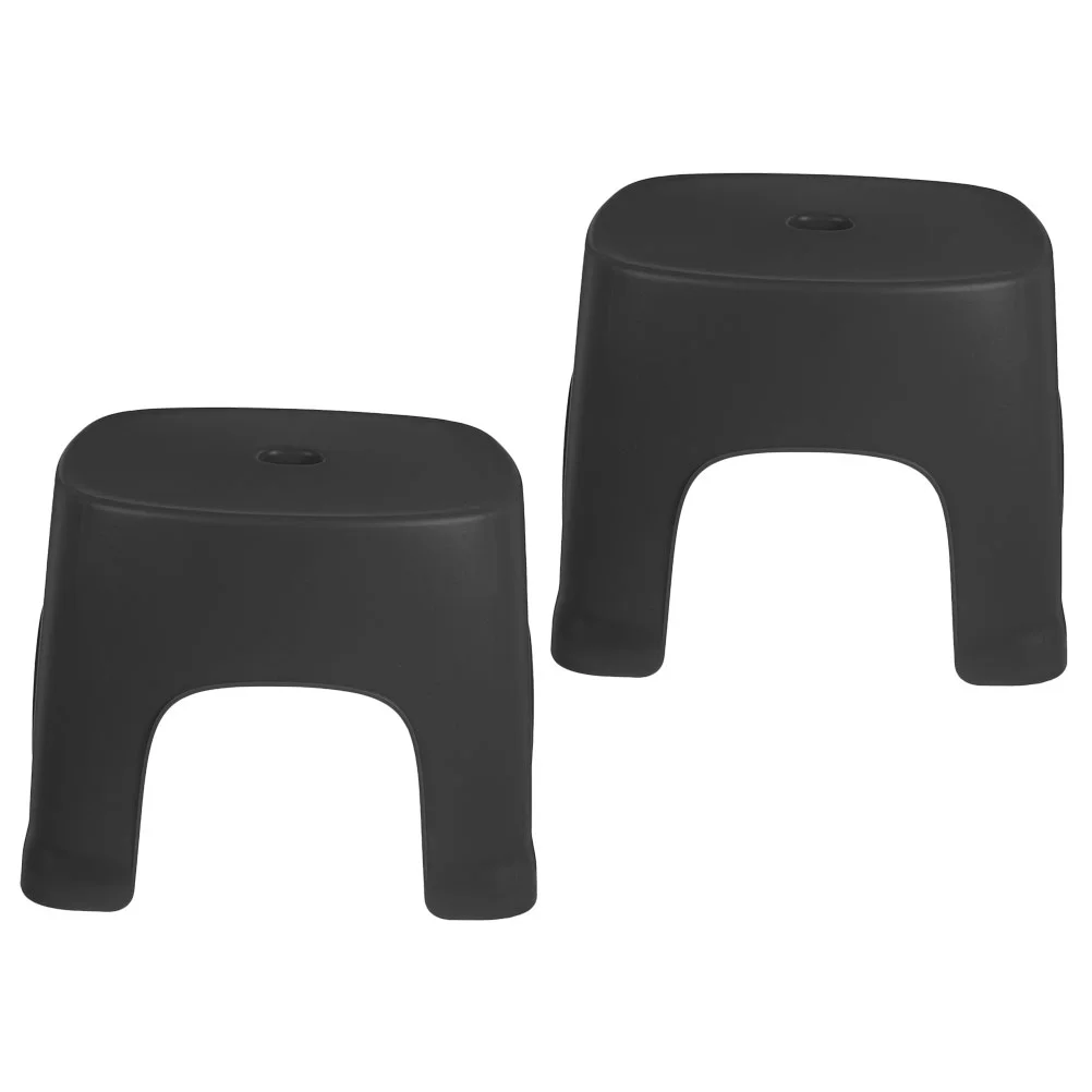

2pcs Foot Stool Plastic Toilet Foot Step Stool Nonslip Footstool Anti-skid Step Stool