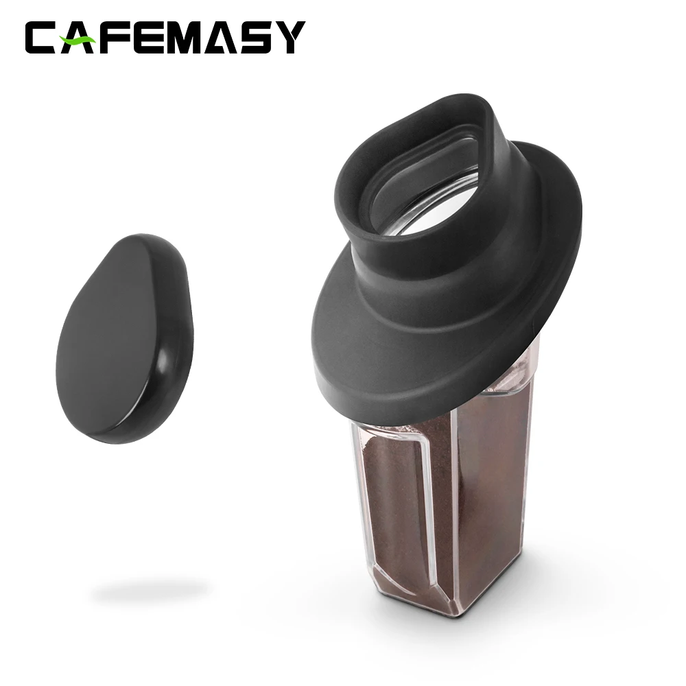 Фото Пластиковая кофейная фрикционная кружка CAFEMASY, кофейная пудра, чашка с силиконовым горлышком, аксессуары для кофемашины эспрессо №1
