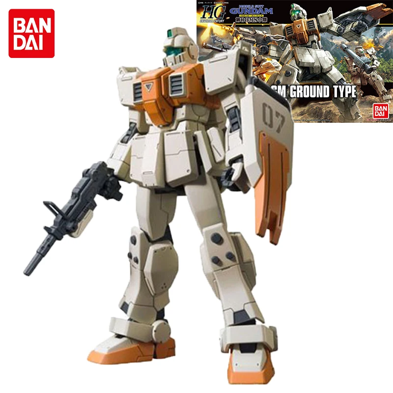 

Bandai Gundam HGUC 202 1/144 GM RGM-79[G] GM GROUND TYPE Gundam model assembled Robot Anime action figure kids toys