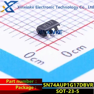 SN74AUP1G17DBVR SOT-23-5 Marking: H17F Buffers & Line Drivers Low Power Single Schmitt Trigger Buffer Brand New Original