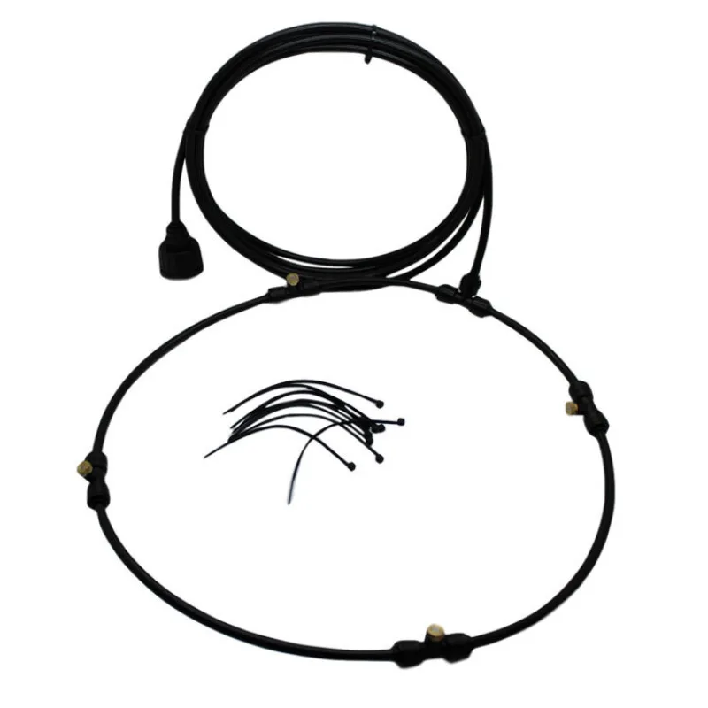 

Seaview Black Outdoor Cooling Low Voltage Ring Fan with Cooling Device