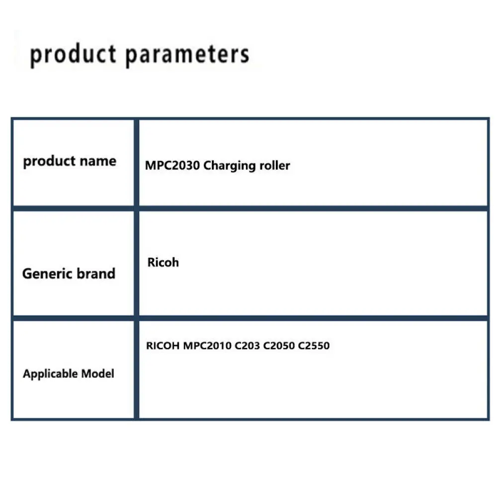 Основной ролик зарядки ПЦР для Ricoh MP C2010 C2030 C2050 C2051 C2530 C2550 C2551
