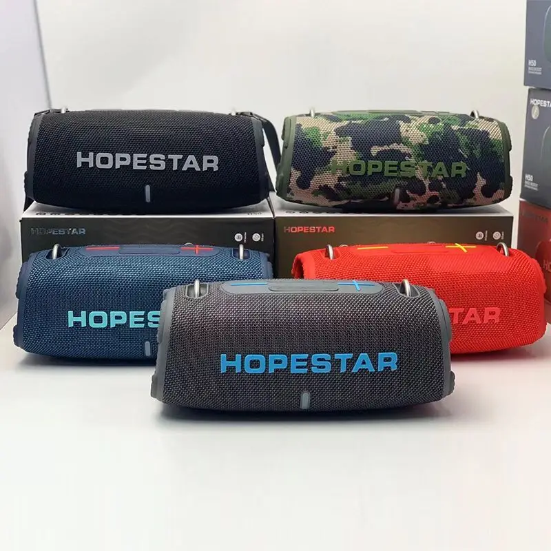 

HOPESTAR H50 Wireless Bluetooth Speaker Portable Outdoor Waterproof Subwoofer High Quality Speaker HIFI Surround Sound System TW