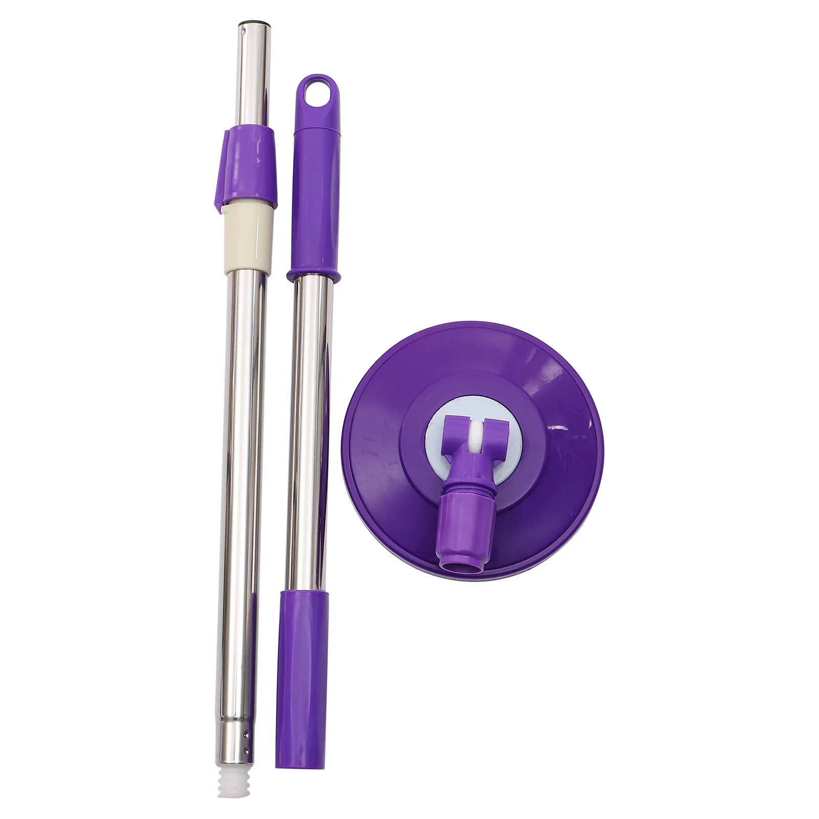 

Mop Replacement Pole Handle Rotating Accessories Replace Supplies Broom Tool Stick Floor Stainless Steel Cleaning Head Clean