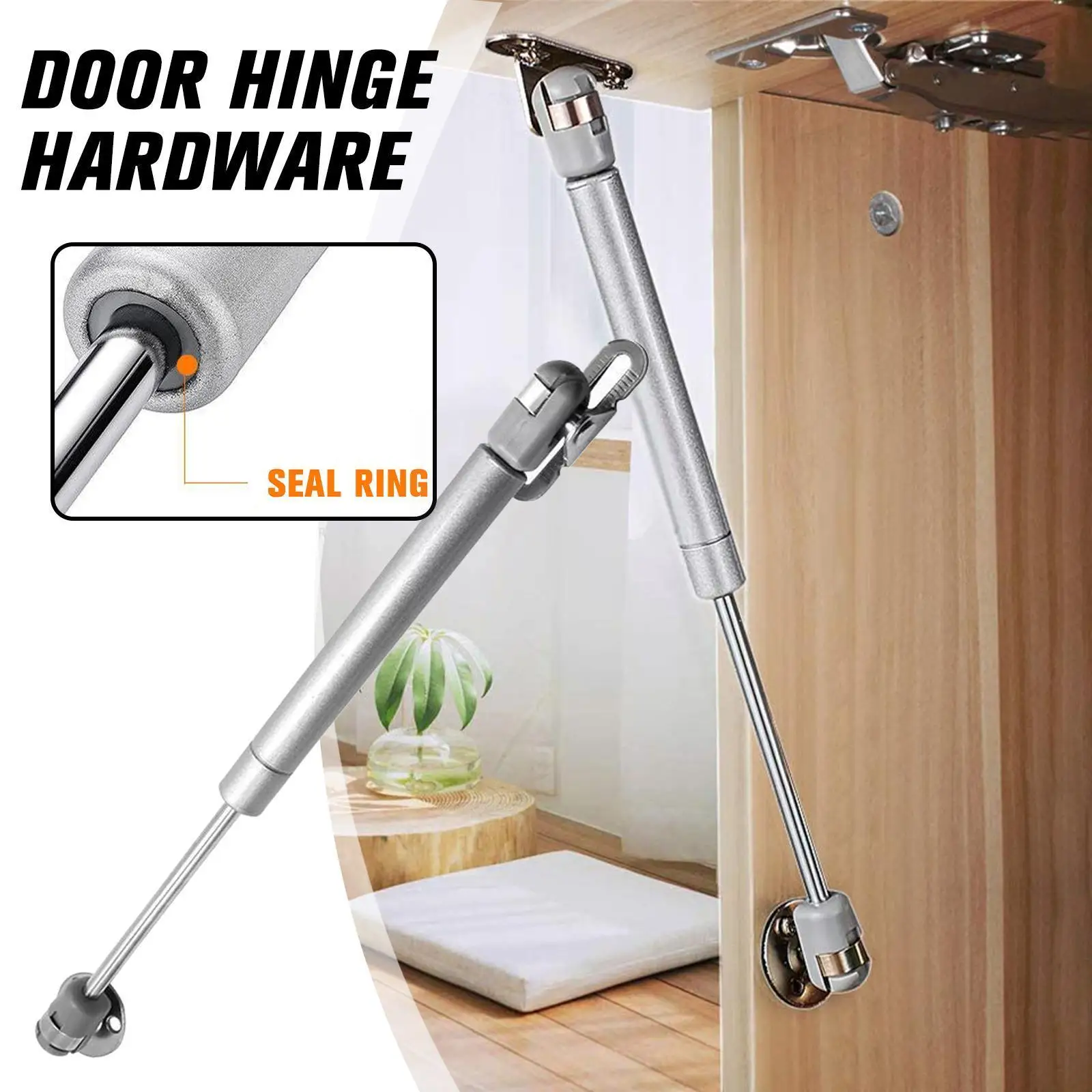

1pc Hydraulic Gas Spring Cabinet Hinge Core Door Cupboard 6kg Hardware 8kg Kitchen Support Lift Hydraulic Door Hinge V8a9