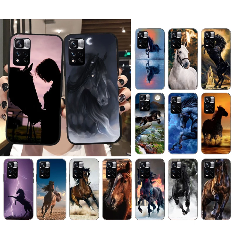 

Horse Phone Case for Xiaomi Redmi Note 12 Pro 11S 11 10 Pro 9Pro Note9 10S Redmi 10 9C 9A Funda