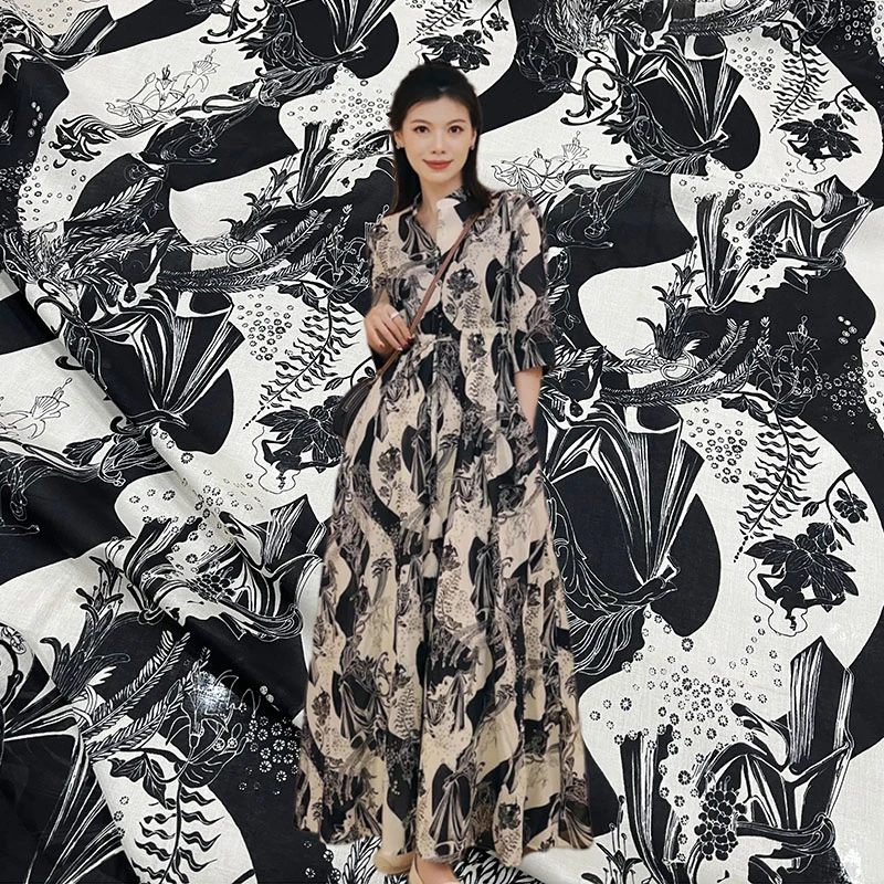 

100% ткань из хлопка, тонкая, с измерителем, для шитья