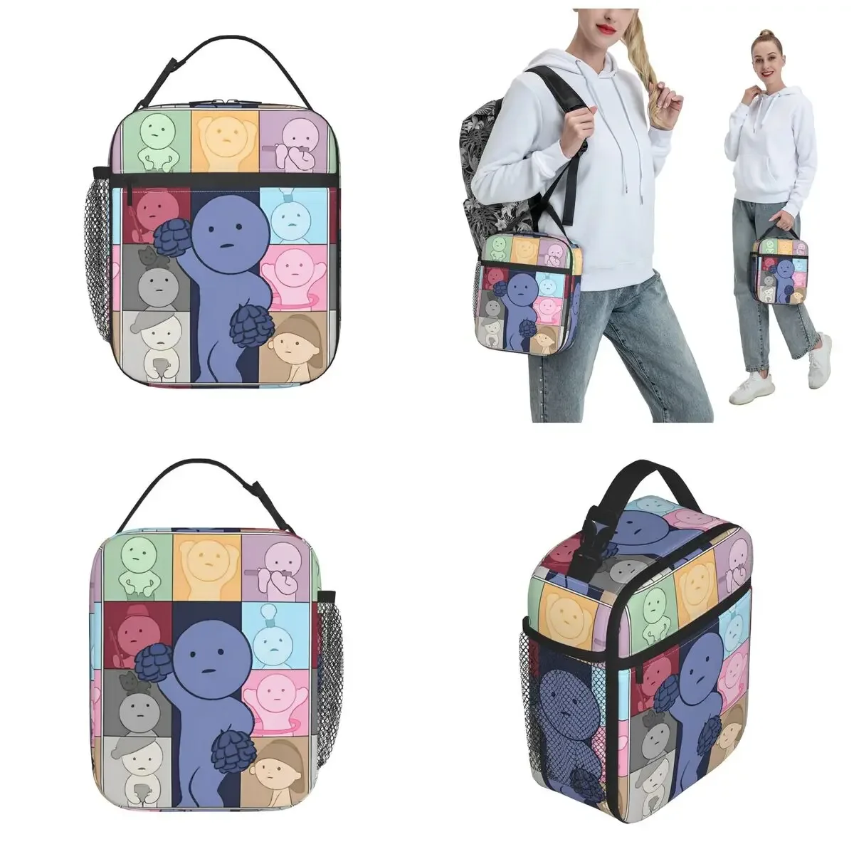 Smiski Eras аксессуары изолированная сумка для обеда пикника хранения еды