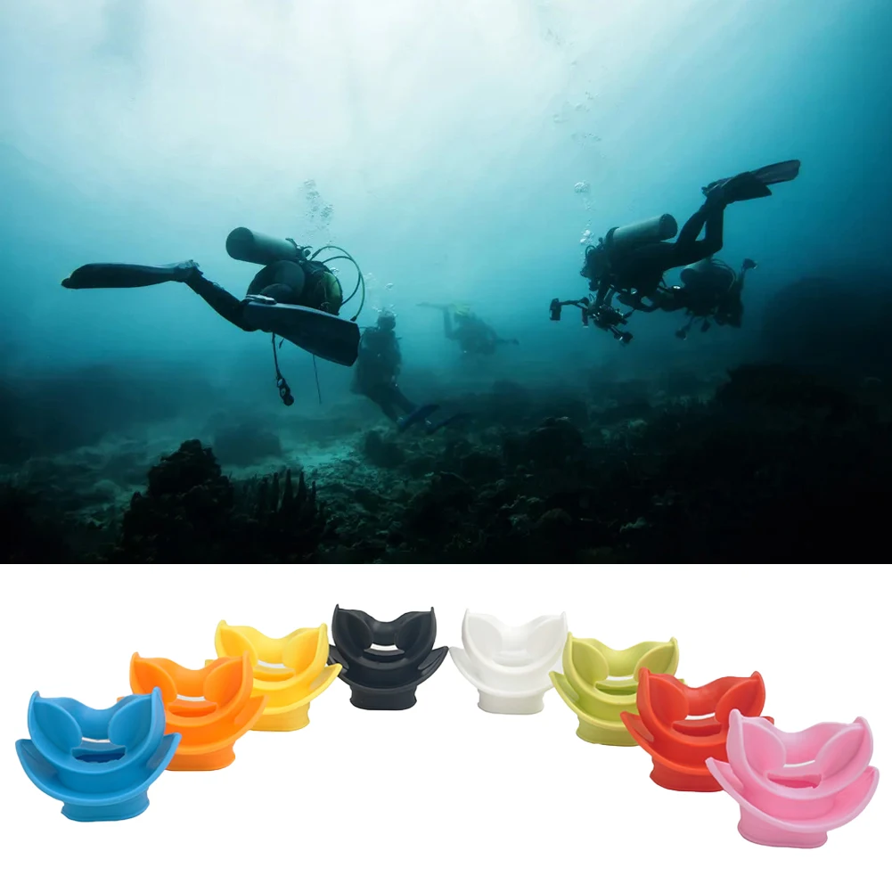 

1pc Scuba Diving Silicone Moldable Bite Mouthpiece For Regulator Snorkel Diving Replacement Snorkeling Swimming Accessories
