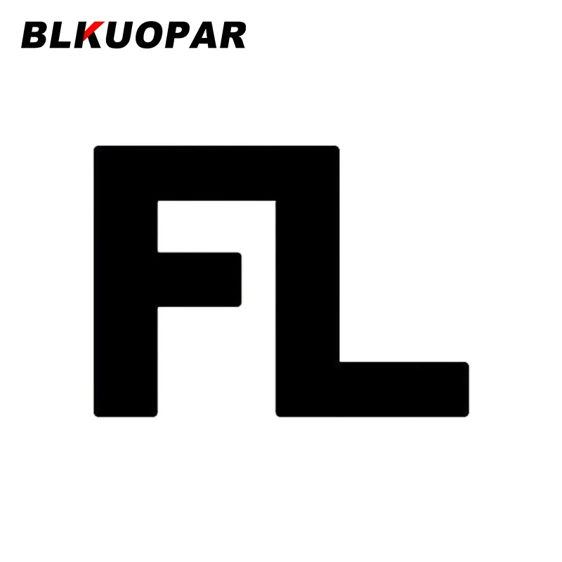 

BLKUOPAR Fl Car Stickers Personality Waterproof Graphics Decals Scratch-Proof Fashionable Decals Sunscreen Creative Car Styling