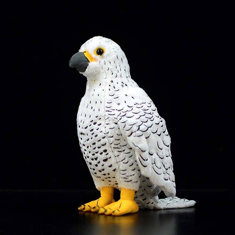 

Симпатичная мягкая плюшевая игрушка Gyrfalcon Falco Rusticolus имитация птицы Мягкая кукла Очаровательная Jongkhurun реалистичное животное детский подарок