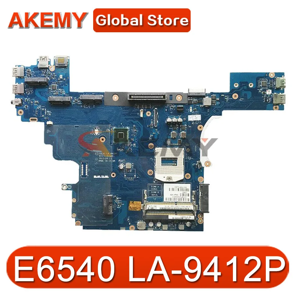 

For Dell Latitude E6540 Series Laptop Motherboard LA-9412P CN-00C96W 00C96W 0C96W DDR3L