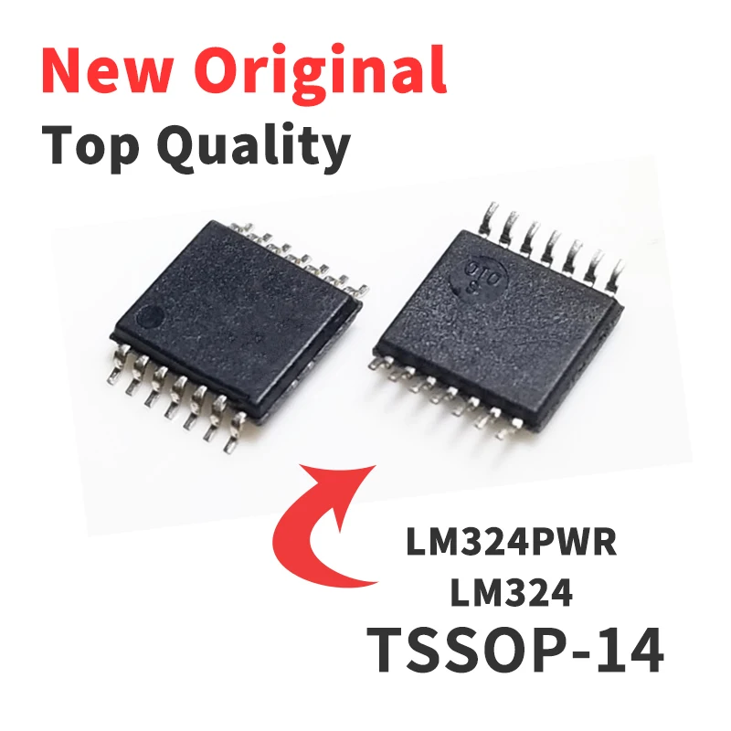 

10 шт. LM324PWR LM324PW L324 SMD TSSOP14 чип операционного усилителя IC новый оригинальный