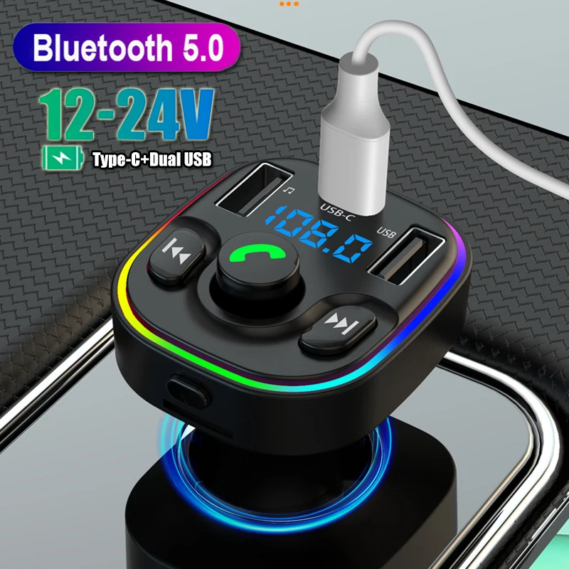 

Беспроводной FM-трансмиттер с двумя USB-портами и поддержкой Bluetooth