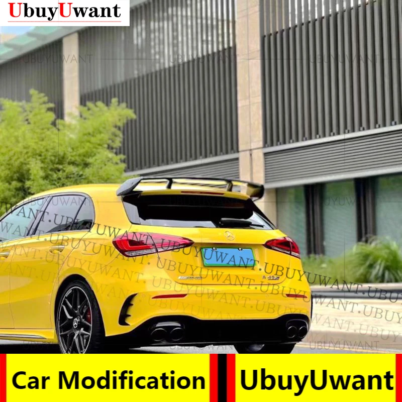 

For Mercedes-Benz W177 Spoiler 2019 2020 2021+ A-Class A180 A200 A220 A250 A45 A35 Rear Spoiler ABS Plastic Car Rear Wing Color