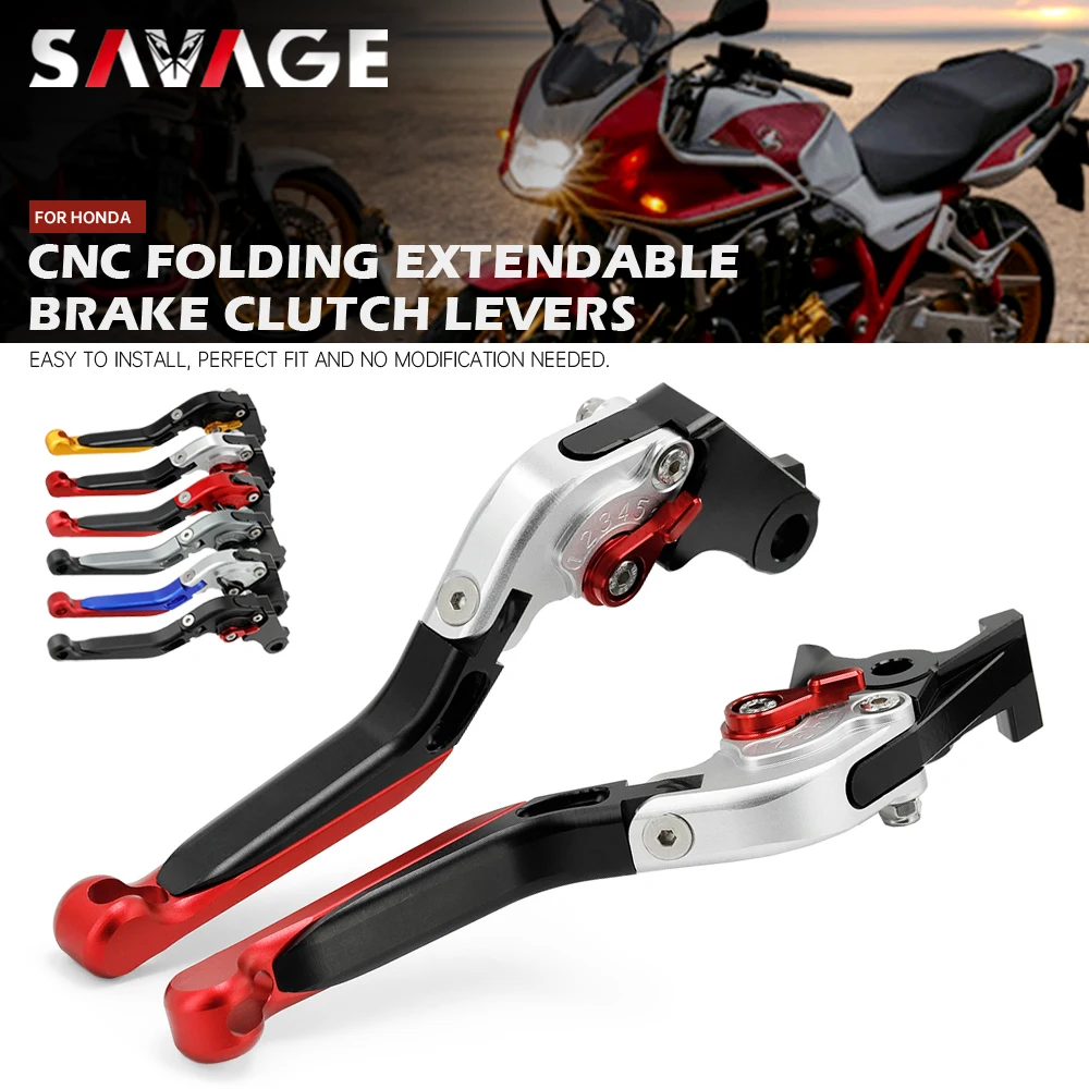 

Brake Clutch Levers For HONDA CB 1300 SUPER FOUR 1100 CBF1000F VFR 1200 CBF Motorcycle Accessories Adjustable Folding Extendable