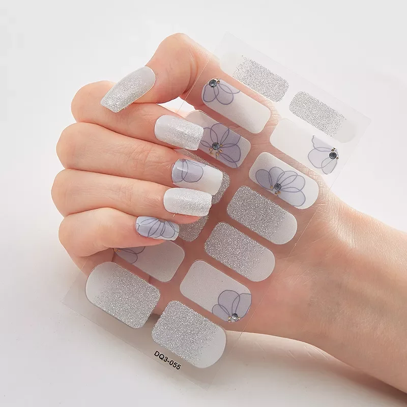 

NEW IN Sorts 0f Nail Stickers Nails Art Decoration Manicure Shiny Nail Decoration Decals Plain Stickers Nail Accesoires Women