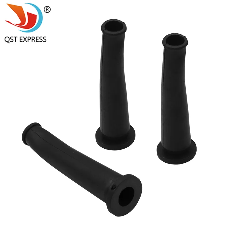 2pcs Rubber Strain Relief Cord Boot Protector Cable Sleeve Hose For Power Tool  Inner Dia 9mm Length  68mm