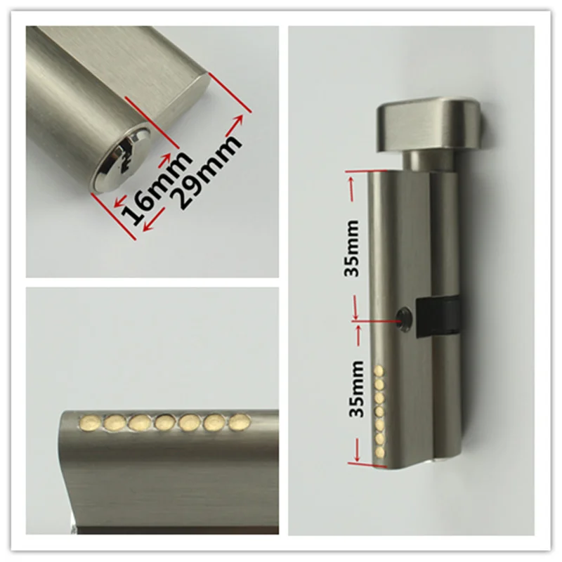 1 шт. 50-120 мм Внутренний Элемент из алюминиевого сплава пластиковый стальной замок