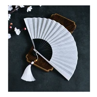 metal folding fan alloy folding fan mens solid play antique summer portable large portable womens han chinese clothing