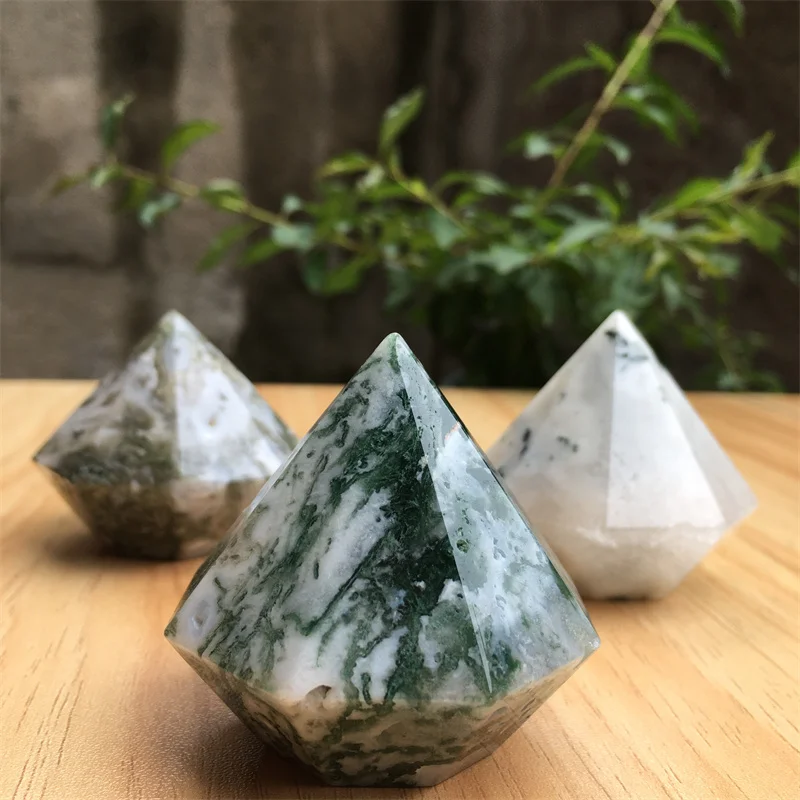 Природная искусственная резьба бриллиантовый кристалл океанская трава для