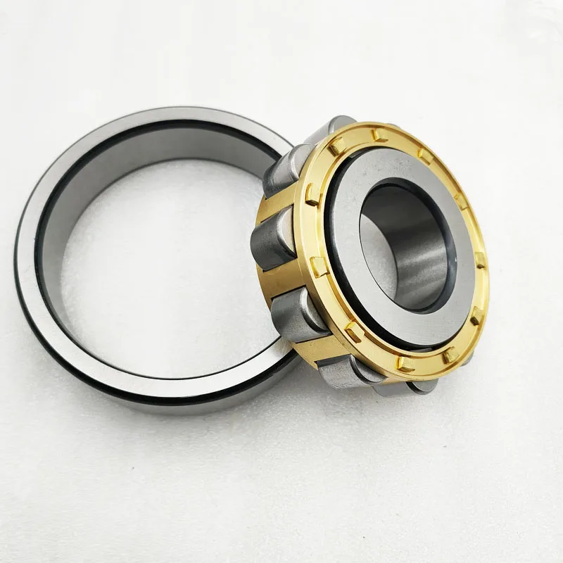 

SHLNZB Bearing 1Pcs N2210 N2210E N2210M N2210EM N2210ECM C3 50*90*23mm Brass Cage Cylindrical Roller Bearings