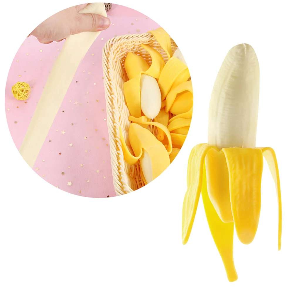

1Pc Funny Wacky Banana Shaped Squeezing Toys for April Fool's Day