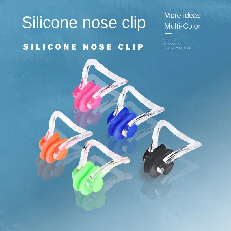 

Comfortable Soft Silicone Nose Clip Swimming Nose Clip For Children Adults Pool Accessories Waterproof Nose Clip