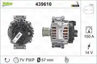 

VALEO 439610 FOR ALTERNATOR (12V 150AH) W204 0714 S204 0714 W212 0915 C207 1016 SPRINTER 09 KAMPANYALI