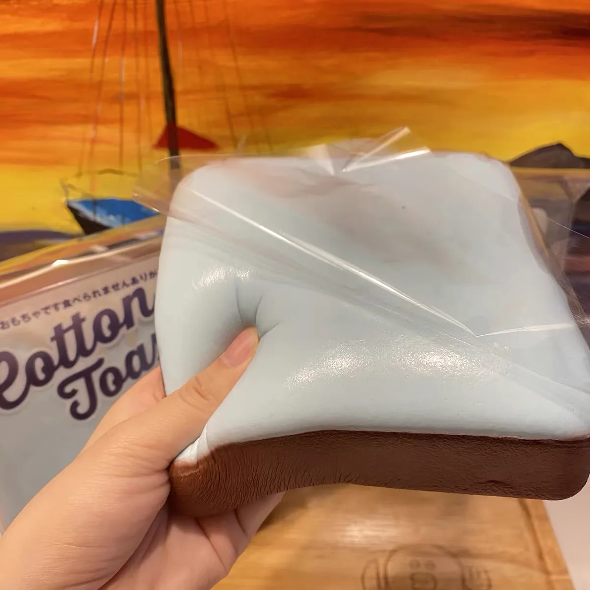 

Игрушка-сжималка, игрушка-фиджет, большой липкий тост-хлеб с мятой, креативная сжимаемая игрушка, супермягкий хлеб, мяч для снятия стресса, тренировка мозга