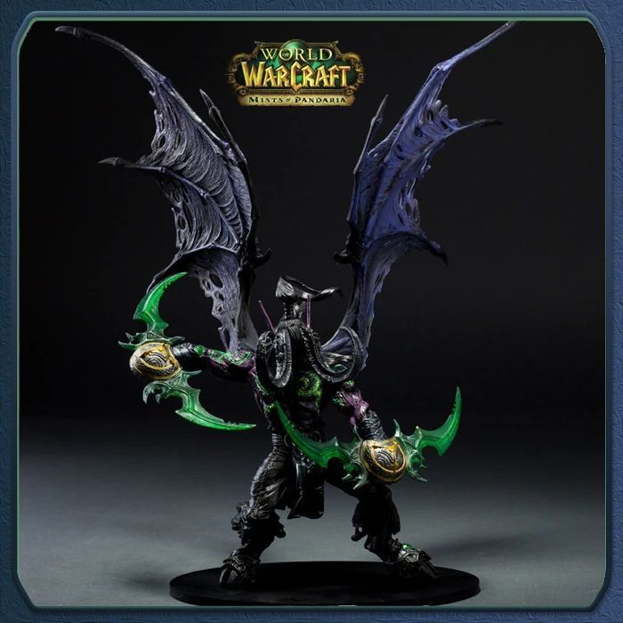 

20cm World Of Warcraft Figure Game Action Figurine Demon Hunter Illidan Devil Dc05 Statue Figma Collectible Model Doll Kids Gift